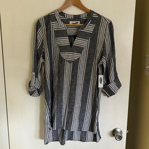 Old Navy Striped Tunic Shirt